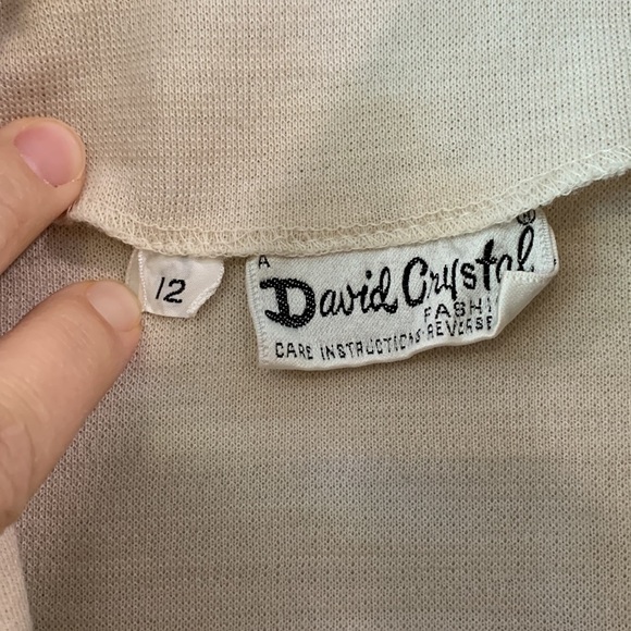 David Crystal - vintage size 12, black and beige jacket - Picture 4 of 10